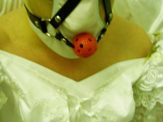 13P Sissy bride panty rubberhood fetish