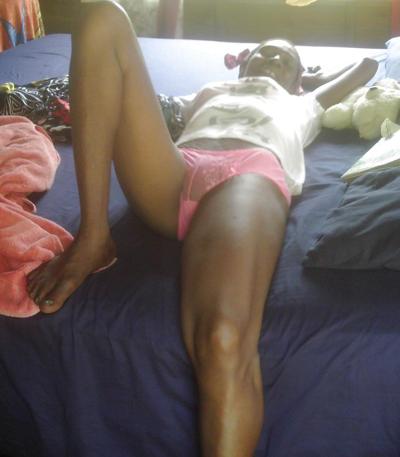 6P 50+ yr old ,hairy pussy ebony milf Nancy showing pussy.