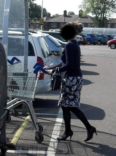 13P Blue tights