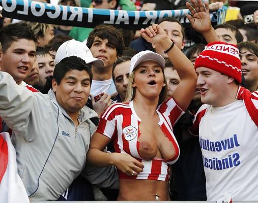 6P Hot Paraguayan football Fanes