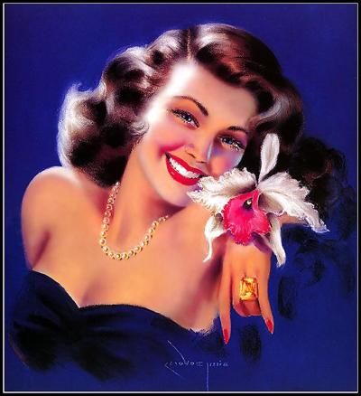 23P Vintage pin-up drawings 3 (non-nude)