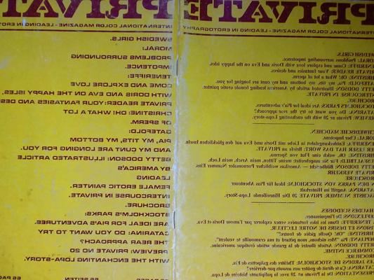 16P Private Porno Magazin from 1971