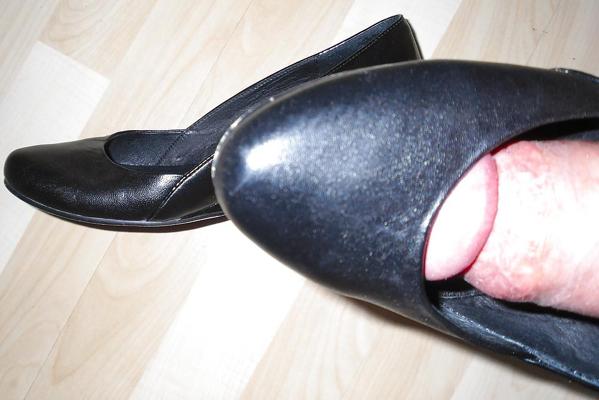 5P Wedges meiner Freundin (sperme sur les chaussures)