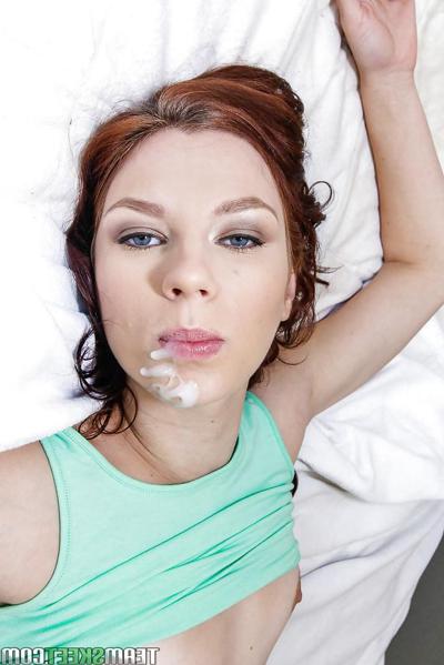 16P Amateur teen Chloe Love dose a first class blowjob and handjob