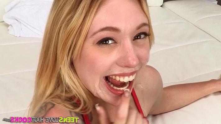 16P Lucy Tyler has her tight cunt fingered and pounded with a big cock
