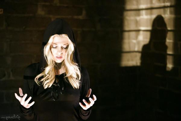 15P Fully clothed teens Dahlia Sky and Charlotte Stokely model in cosplay garb