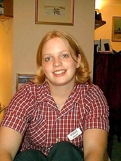 5P Girlfriend in old Tesco uniform, every little helps!