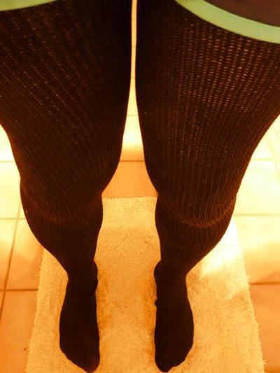 24P Showing some sporty shorts socks stuff 
