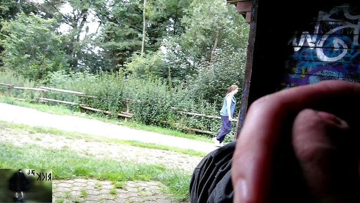 17P Outdoor public masturbation