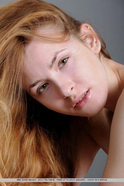 18P Sexy redhead Surime A sheds short dress to bare perky nipples & hot teen ass