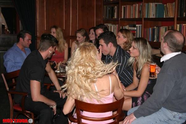 16P Lecherous girls get involved into wild groupsex at the dinner party
