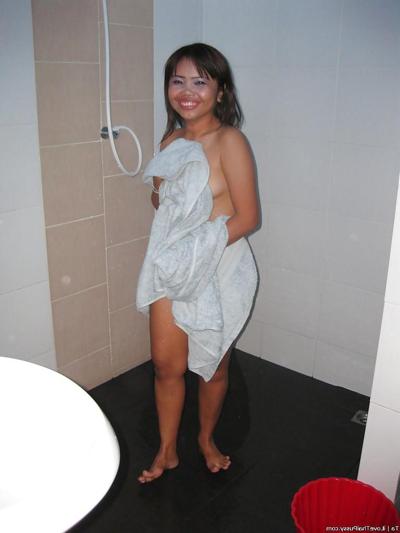 16P Lusty asian babe spreading her legs and getting her shaved twat fucked