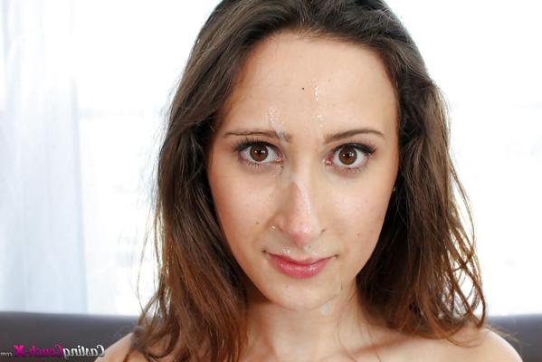16P Ashley Adams gets her face fucked silly and takes a big cumshot