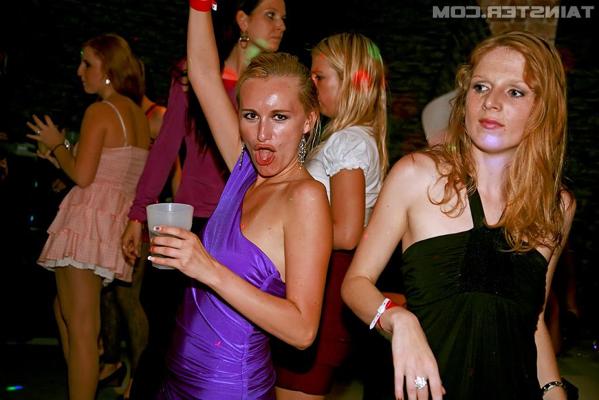 16P Drunk lewd party sluts enjoy a wild sex orgy at the night club party