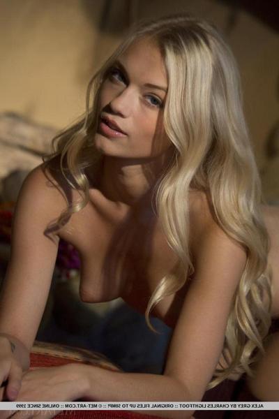 18P Beautiful blonde teen Alex Grey shows you her tight pussy
