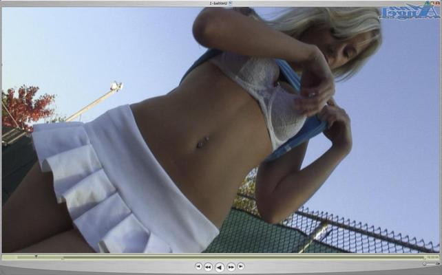 14P Screencaps of Ann Angel getting kinky with a tennis racket