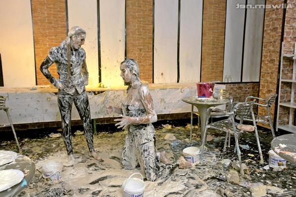 16P European gals Christina Lee & Melissa Ria are into messy foodplay action