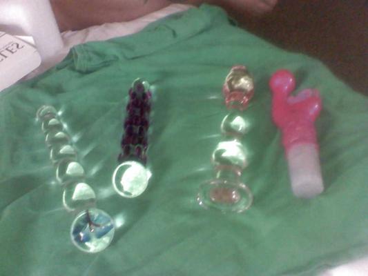 6P Our New Toys Our First Glass Ones