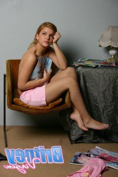 12P Pictures of teen amateur Britney Virgin having some naughty fun