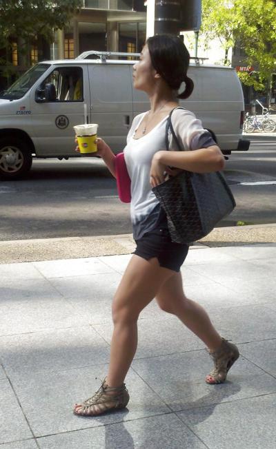 6P Philly Girls on the Street and Train