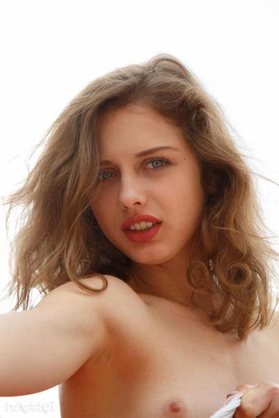 16P Brunette teen Clarice A gives you her tight nude body in "Beautai"