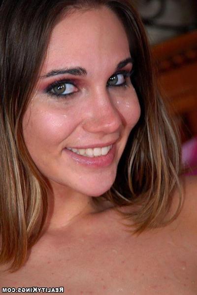 20P Pictures of Dakota Brookes riding a hard cock