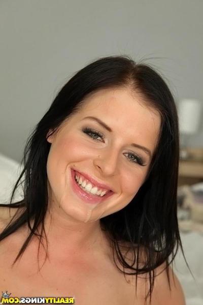 20P Brunette hottie Daniella Rose uses her pussy to pay the rent