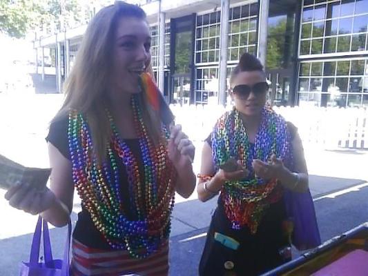 17P Gay pride at the space needle in Seattle