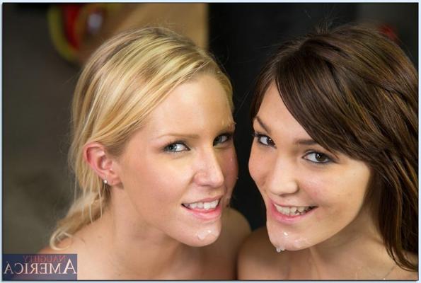 16P Sporty teens Holly Michaels & Vanessa Cage are into threesome groupsex
