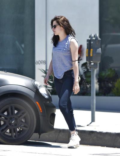 17P Kristen Stewart est aperçue en train de quitter le gymnase de West Hollywood