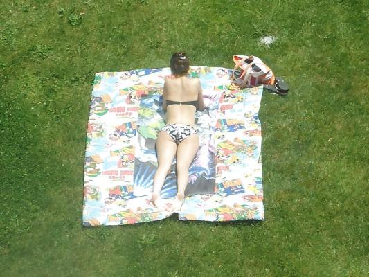 25P Missisauga Ontario European Sunbather