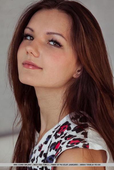 18P Brunette teen Iva gives you her hot pussy in "Jalli"