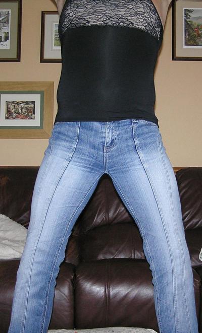 4P Jean bleu