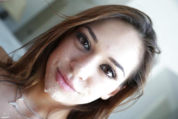 16P Deepthroat blowjob and cumshot with a marvelous Latina Sara Luv