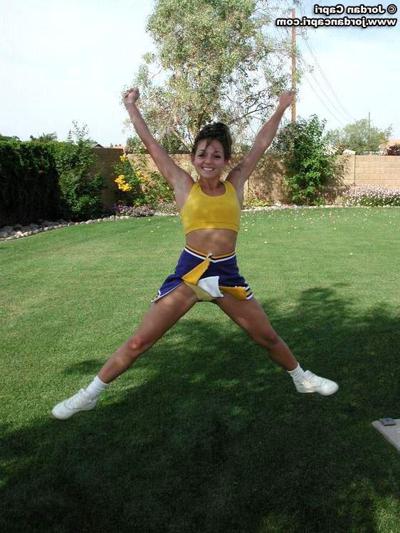 20P Pictures of Jordan Capri cheering for you