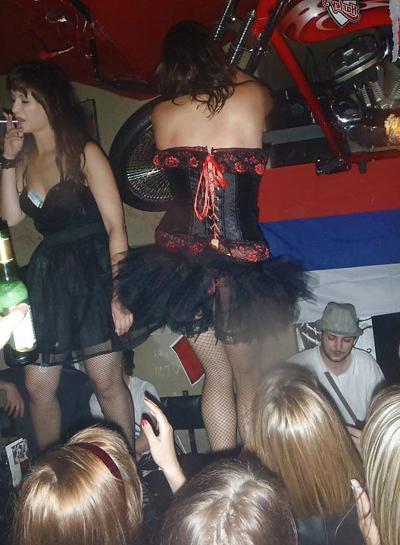 25P Hot:  Girls Get Groped and Exposed In Bar