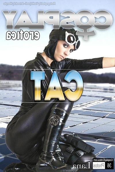 12P Sexy cosplay girl Lana dresses up as Cat Woman
