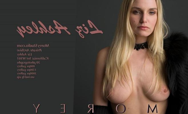11P Blonde babe Liz Ashley shows you her nude body
