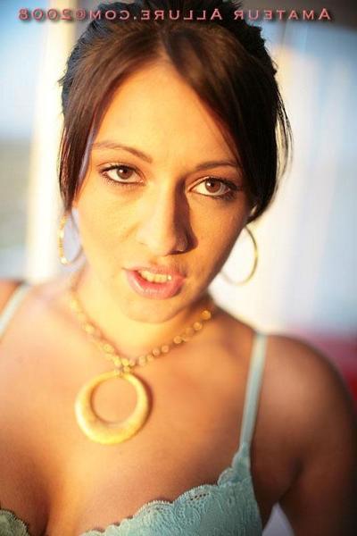 16P Perky teen brunette poses, bangs cock and swallows cum