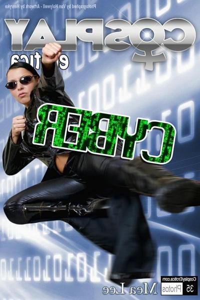 12P Sexy cosplayer Mea Lee dresses up as Trinity and invites you to play in The Matrix