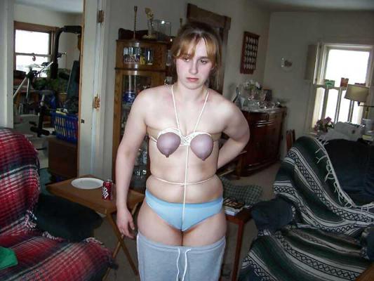 17P Extrem tits bondage