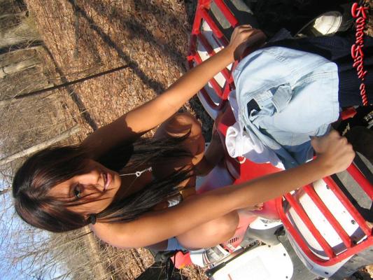 12P Raven Riley topless outdoors
