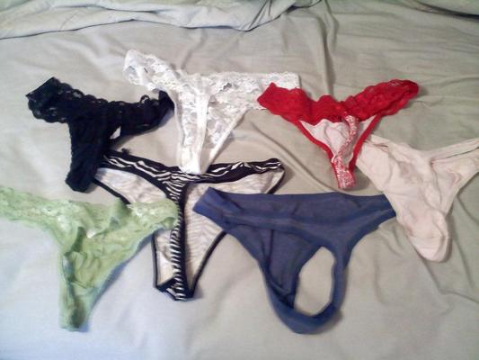 8P Thongs I took from a friend of mine Moms room