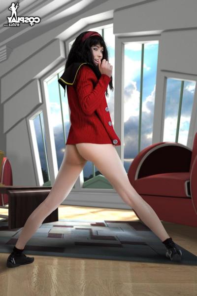 12P Die wunderschöne Cosplayerin Stacy lässt Ihre Anime-Fantasie wahr werden