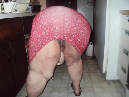 10P Bent over in sexy red dress 