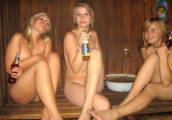 15P Stunning coeds get loose and wild while partying