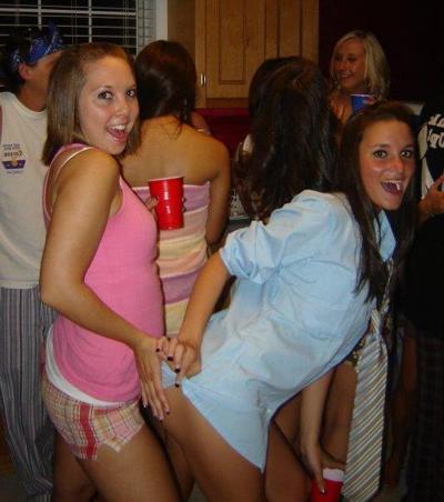 15P Super hot college coeds go crazy in front of the camera
