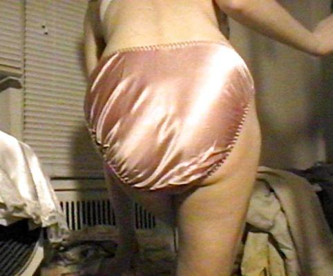 25P My favorite Nylon panties view from the Back