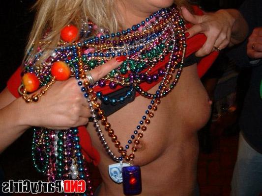12P Drunk girls love to flash their tits for beads at Mardi Gras