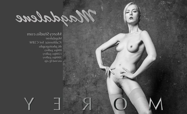 11P Nude ballerina Magdalene does her ballet poses in the studio